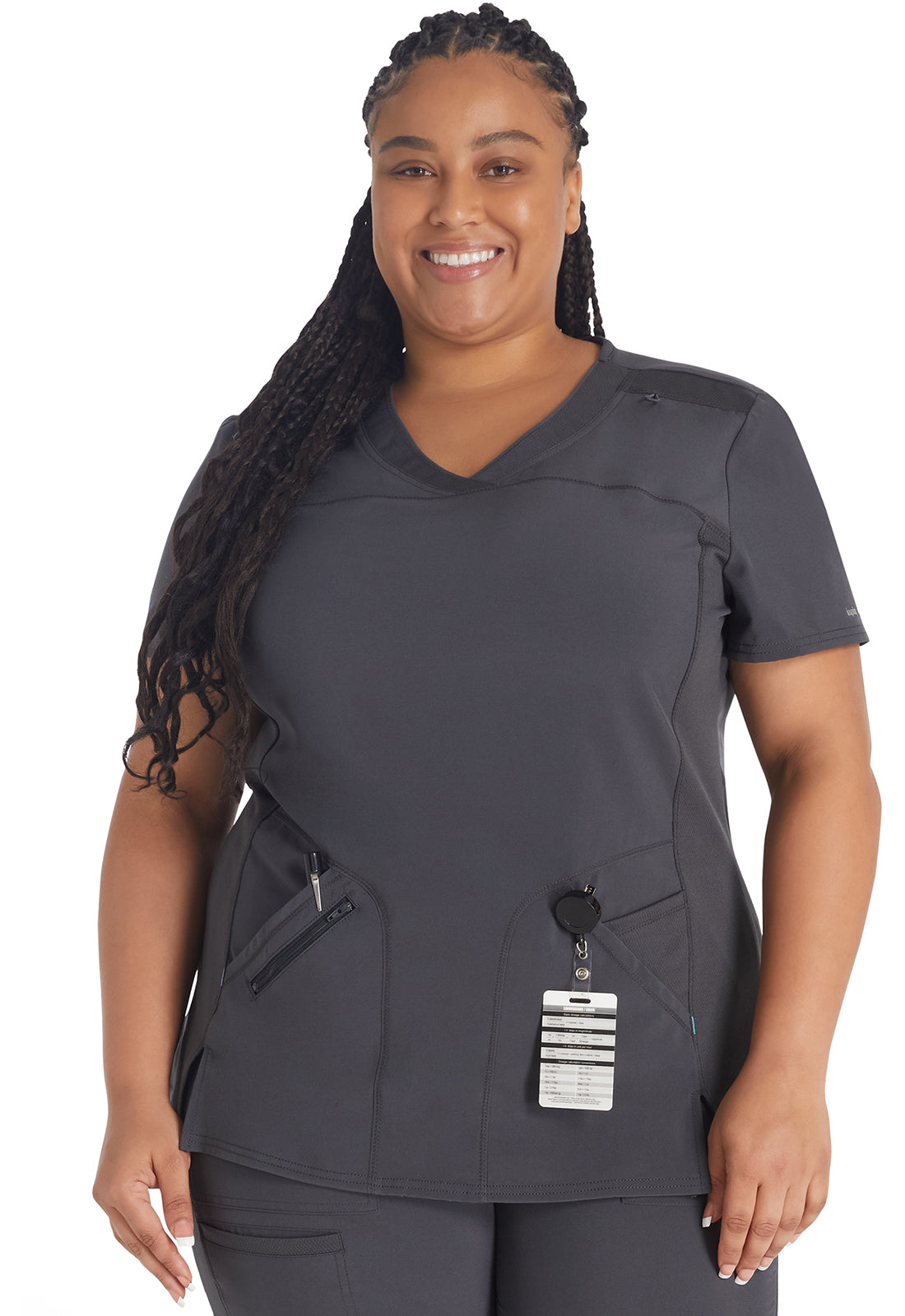 IP845A -Cherokee- Women Crossover V-Neck Top