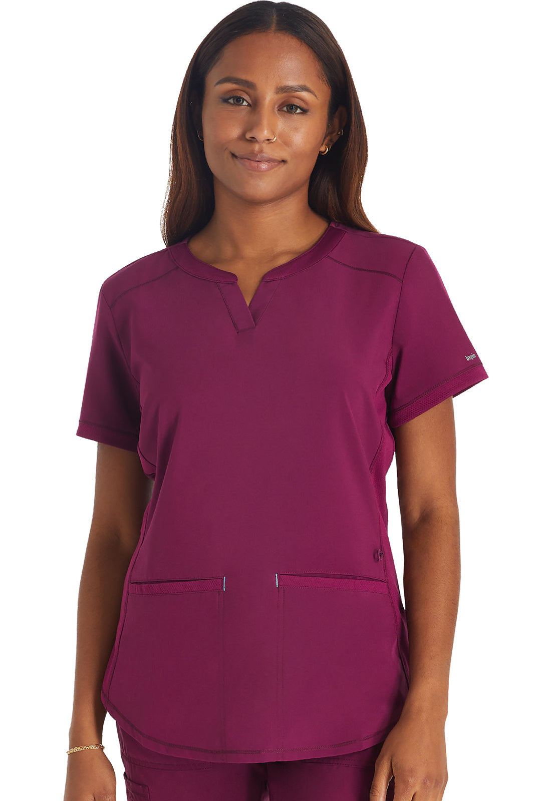 IP849A-Cherokee-Women Henley Top