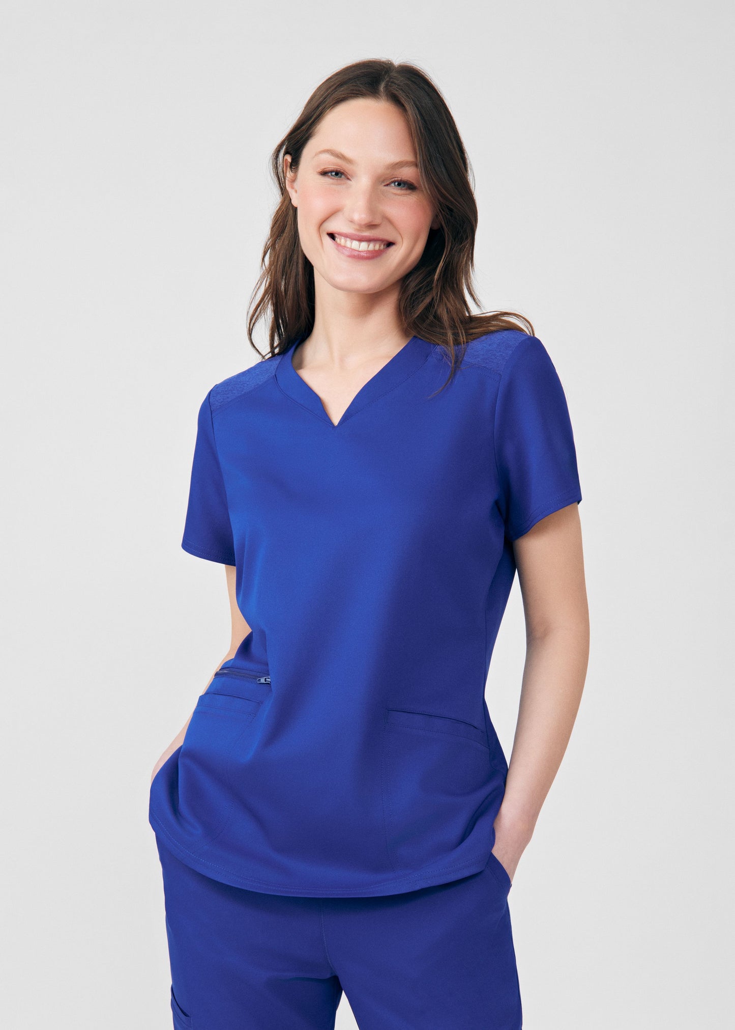 VIBE 2-Pocket V-Neck Scrub Top