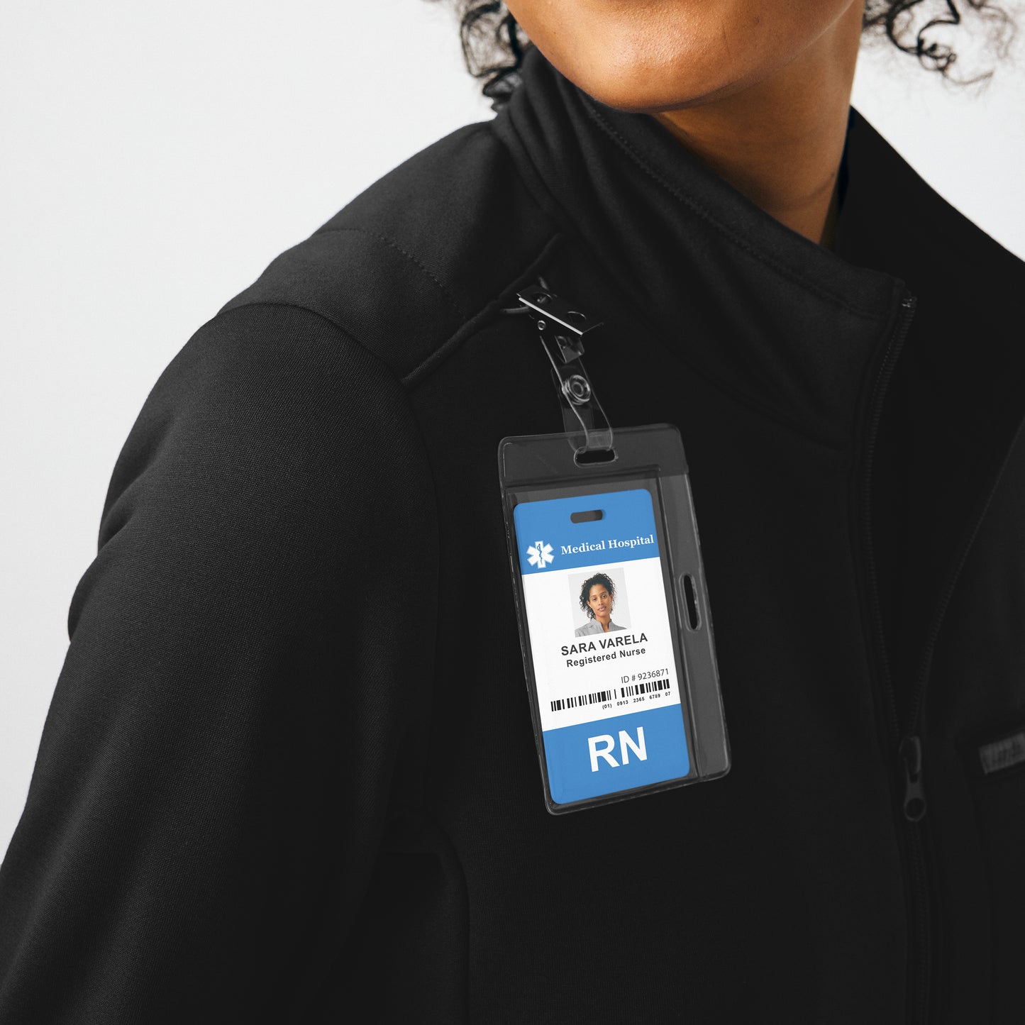 Landau Forward Women's 5-Pocket Zip-Front Fleece Scrub Jacket