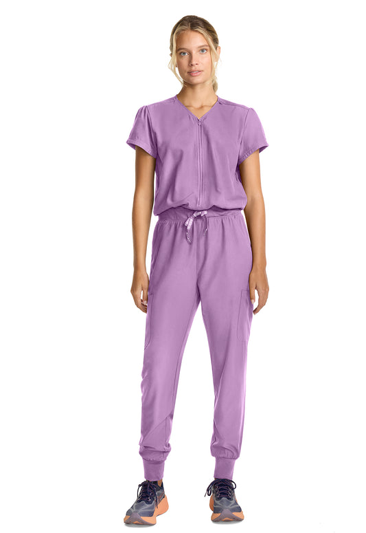 Med Couture Women's Zip Front Jumpsuit