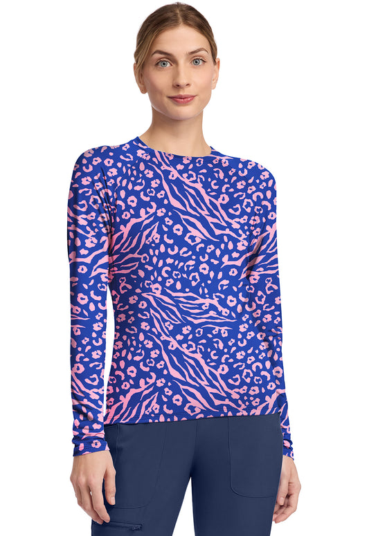 Cherokee Women's Printed L/S Under scrub