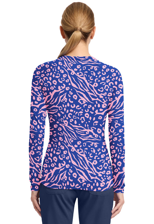 Cherokee Women's Printed L/S Under scrub