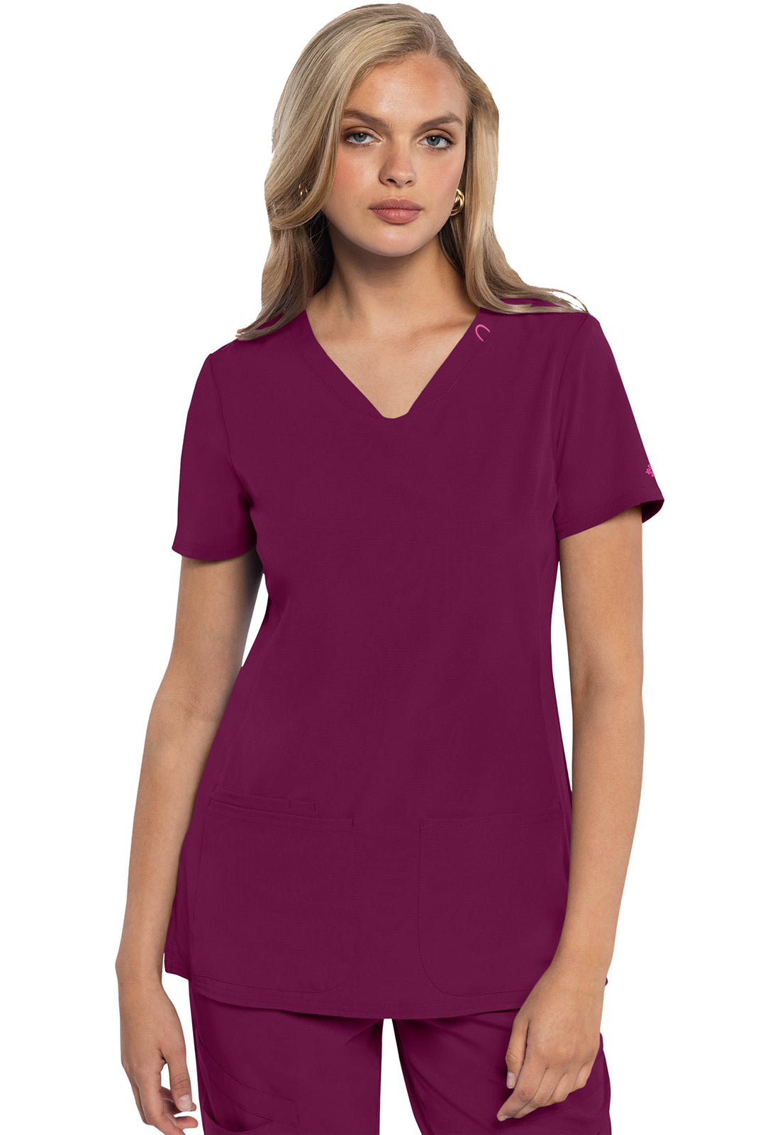 Med Couture Women's V-Neck Top