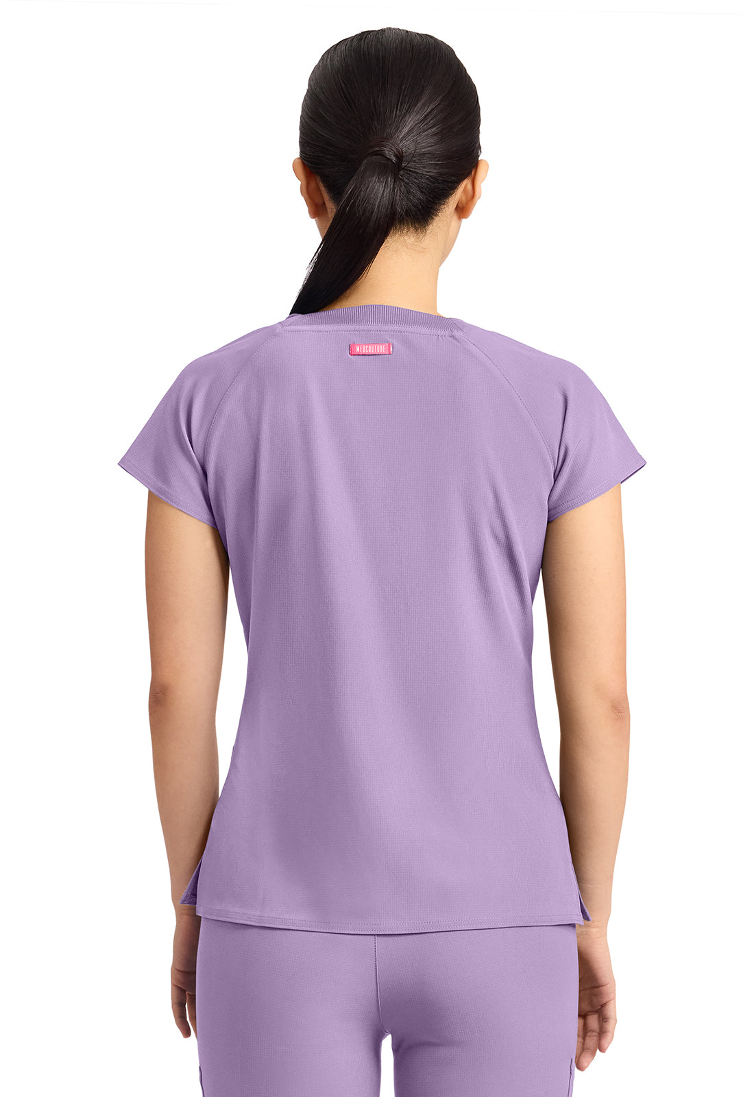 MC704 - Cherokee Women's 3-Pocket Square Neck Top