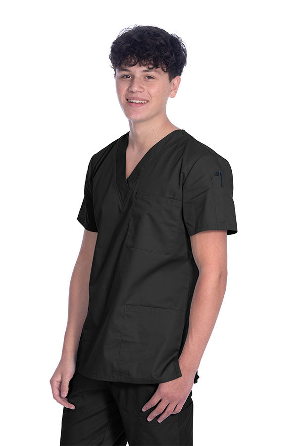 1005 Unisex Greentown Classix 3 Pocket V-Neck Soft Cotton Scrub Top