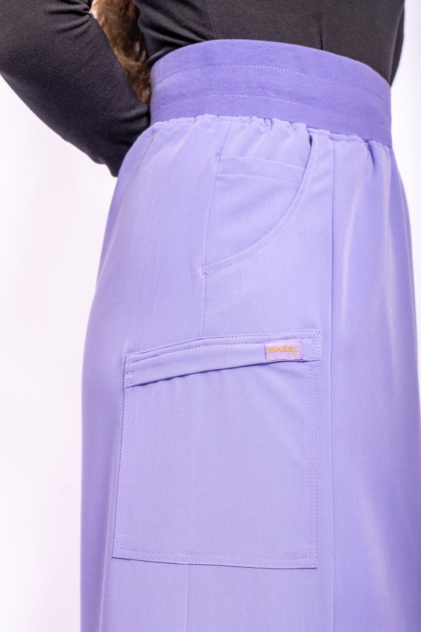 Hazel Scrub Skirt Iris- Regular length