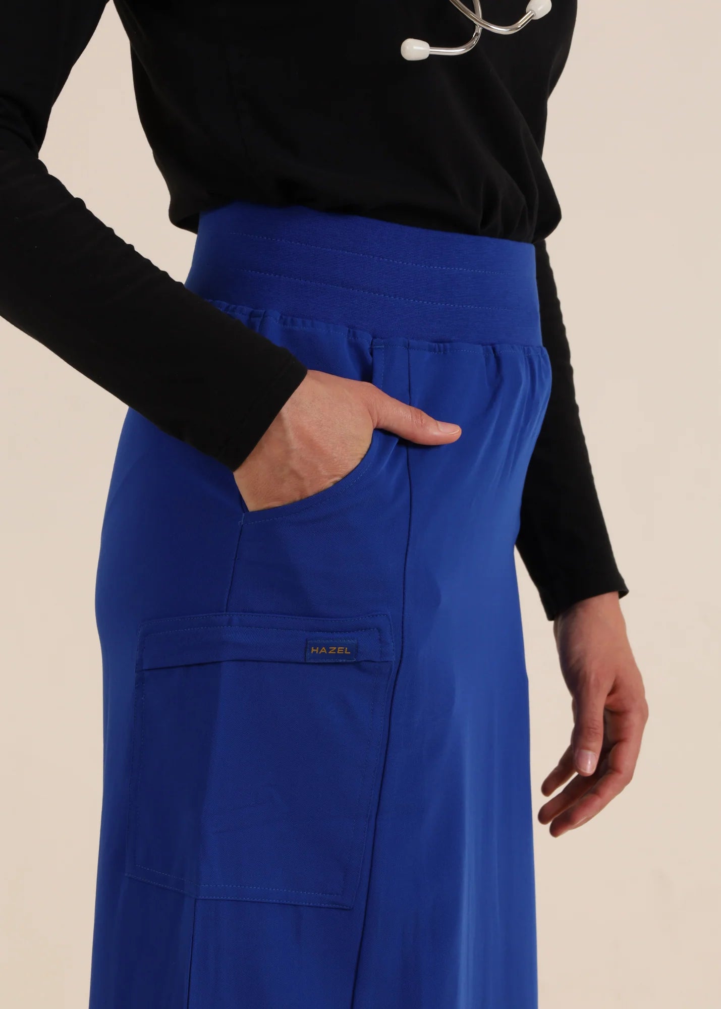 Hazel Scrub Skirt Iris- Regular length