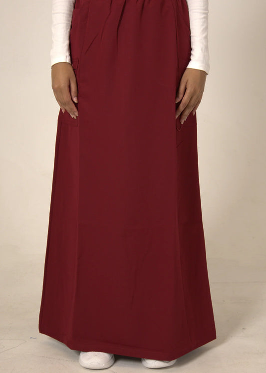 Hazel Scrub Skirt Iris - Tall length