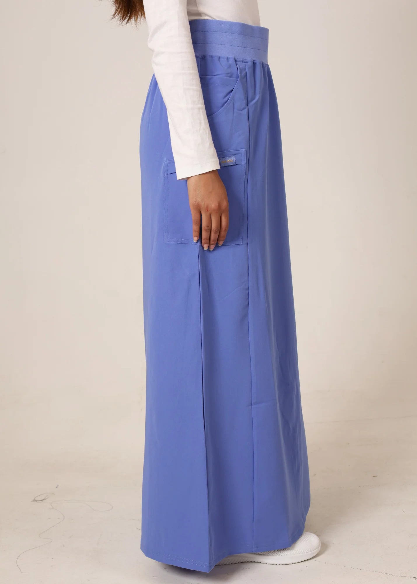 Hazel Scrub Skirt Iris- Regular length