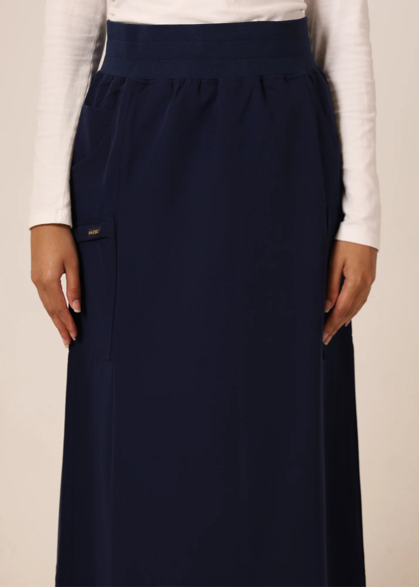 Hazel Scrub Skirt Iris- Regular length
