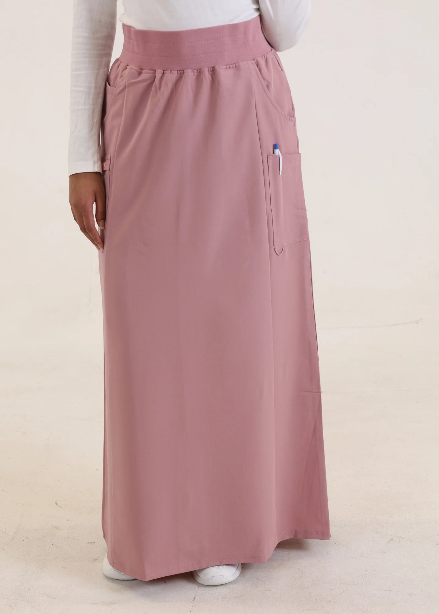 Hazel Scrub Skirt Iris- Regular length