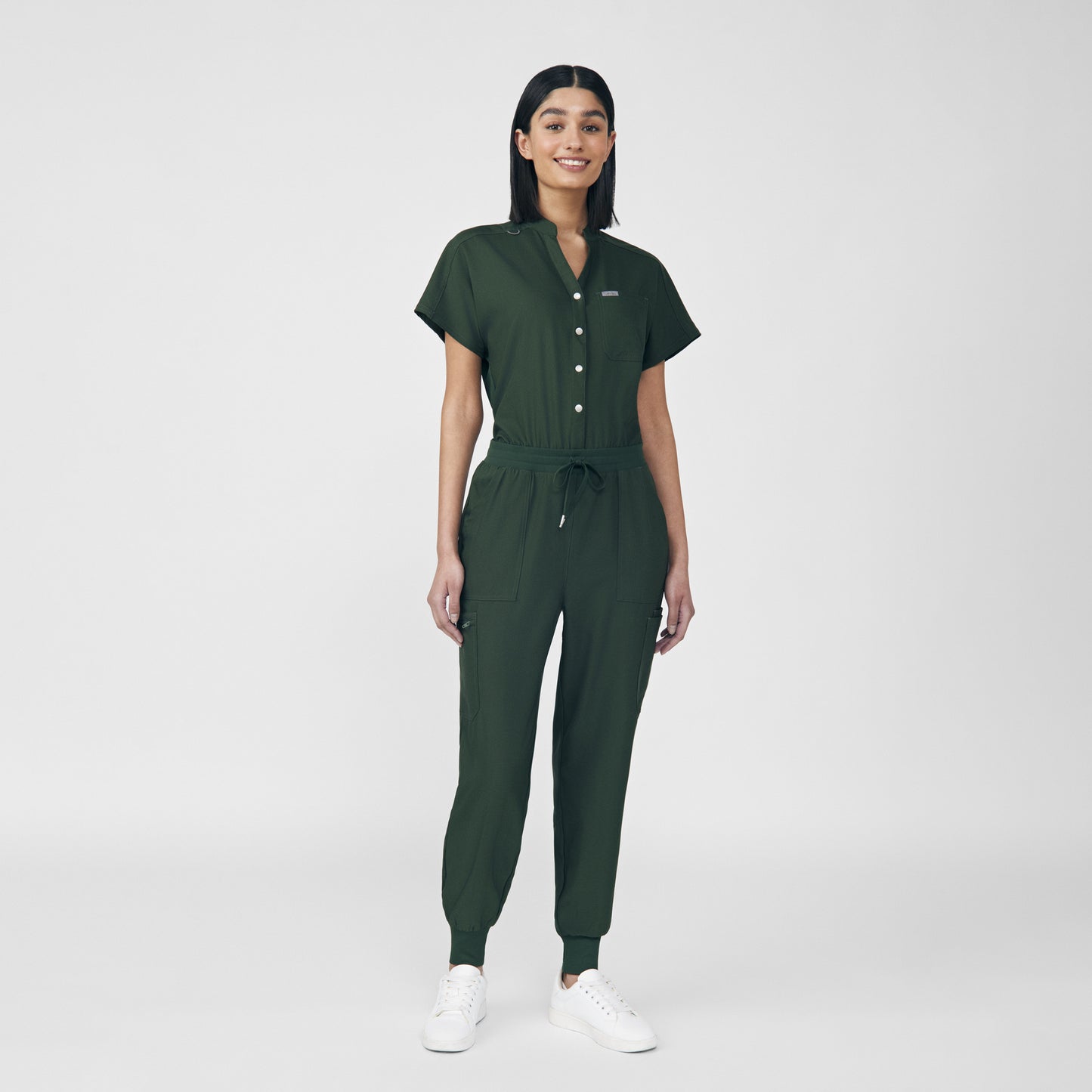 LO603 - Landau Women's 8- Pocket Cargo Scrub Jump Suit