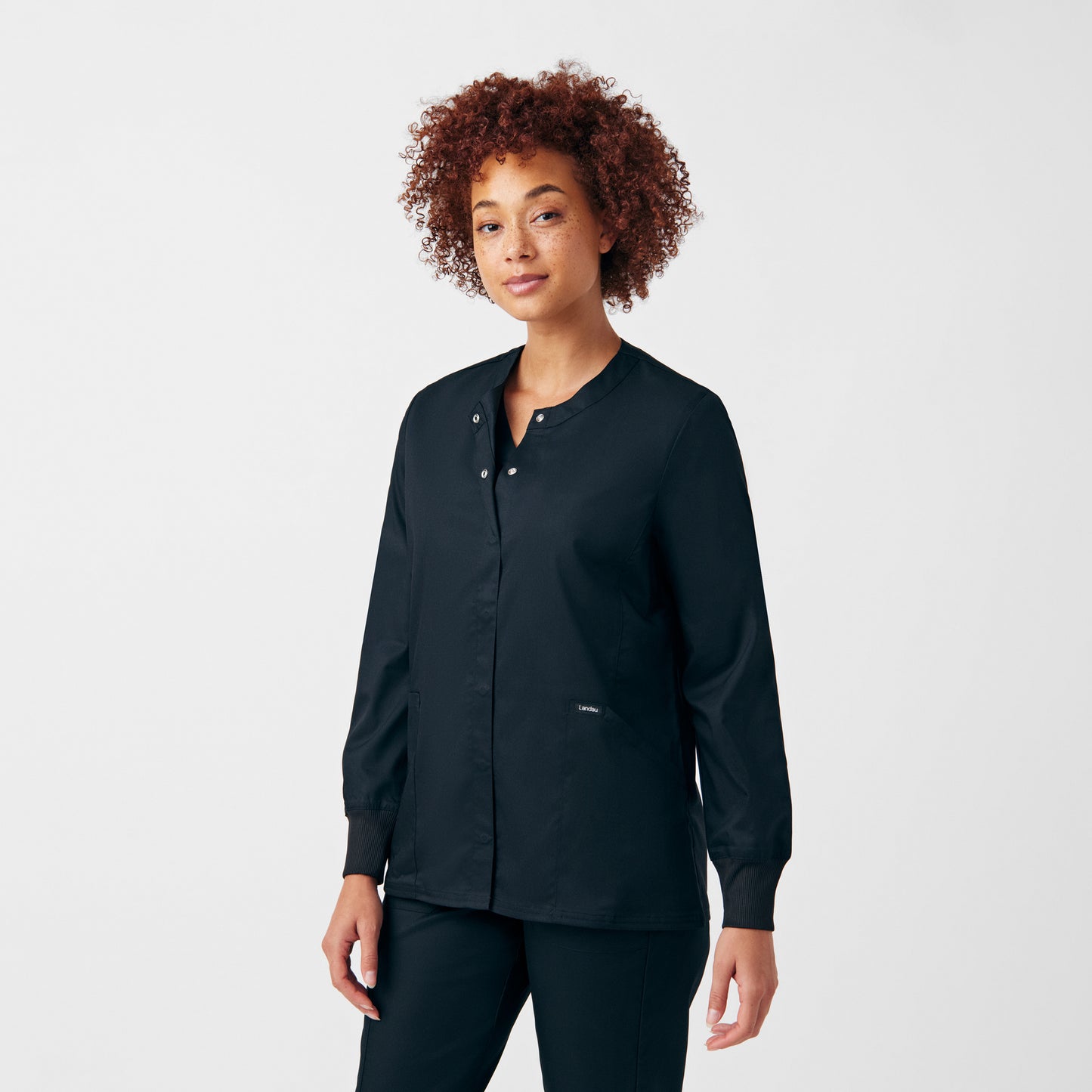 LJ706 -Landau ProFlex 3-Pocket Scrub Jacket