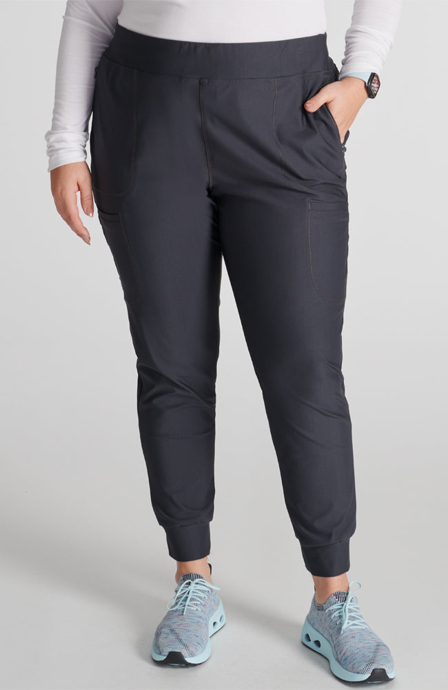 CK092 Cherokee Women's Mid Rise Tapered Leg Scrub Pant