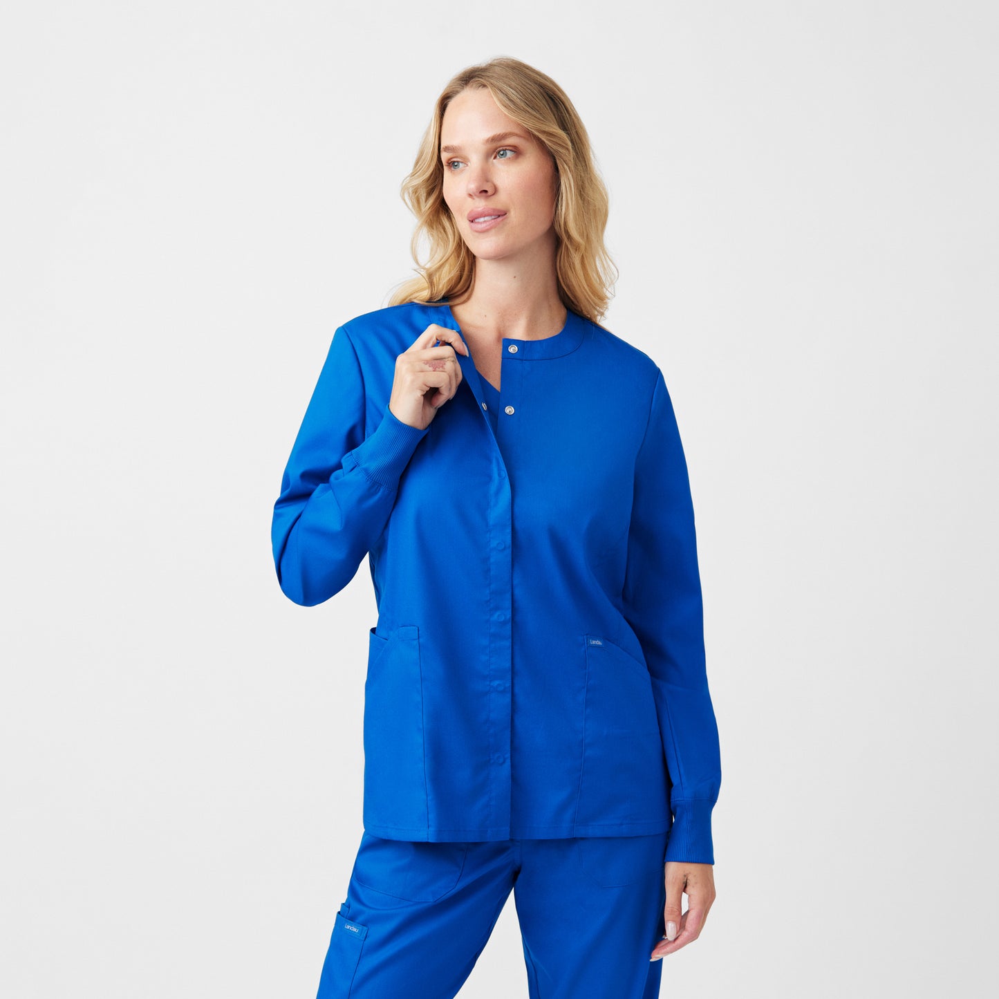 LJ706 -Landau ProFlex 3-Pocket Scrub Jacket