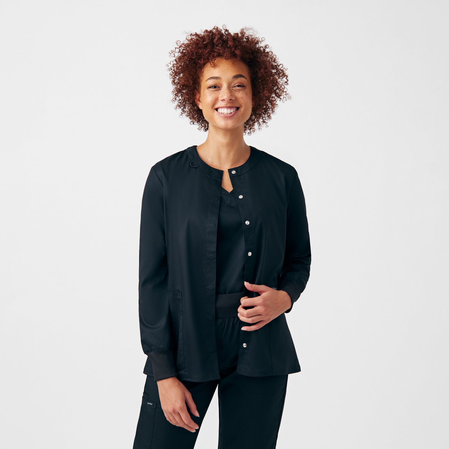 LJ706 -Landau ProFlex 3-Pocket Scrub Jacket