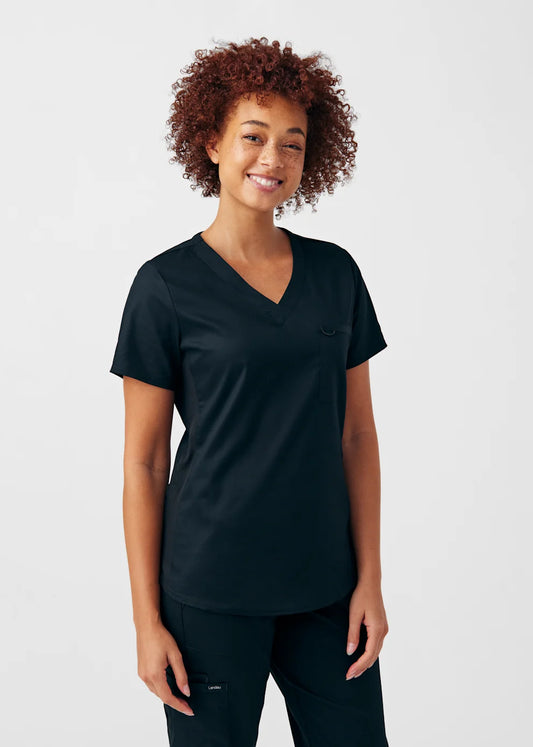LT107 - Women's 2-Pocket V-Neck Landau Proflex Scrub Top