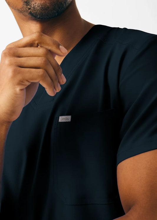 Landau Forward Men's 4-Pocket V-Neck Scrub Top