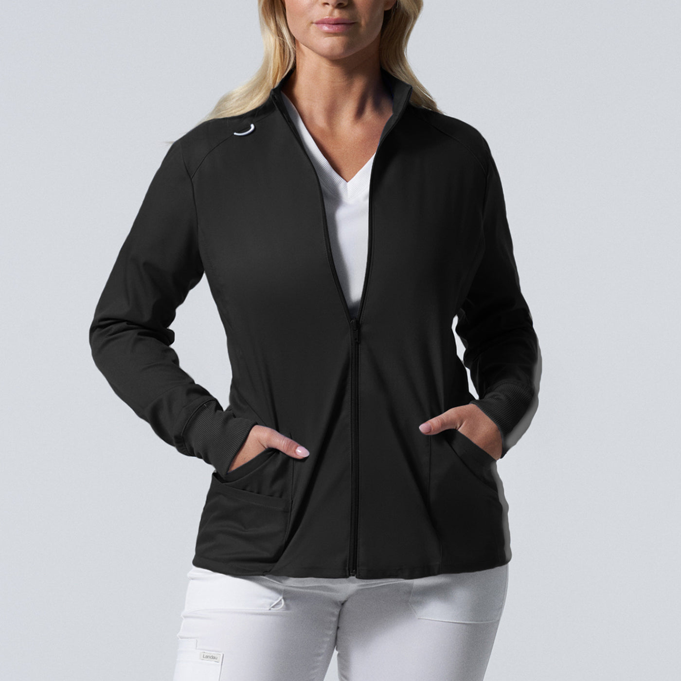 Landau Profex Women's 3-Pocket Scrub Jacket