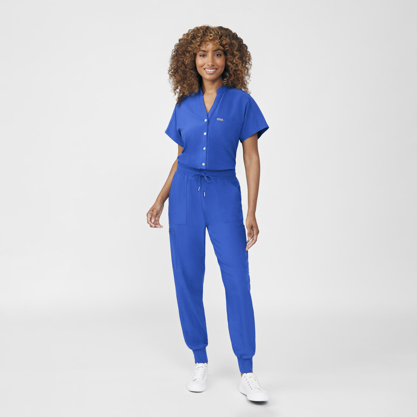 LO603 - Landau Women's 8- Pocket Cargo Scrub Jump Suit