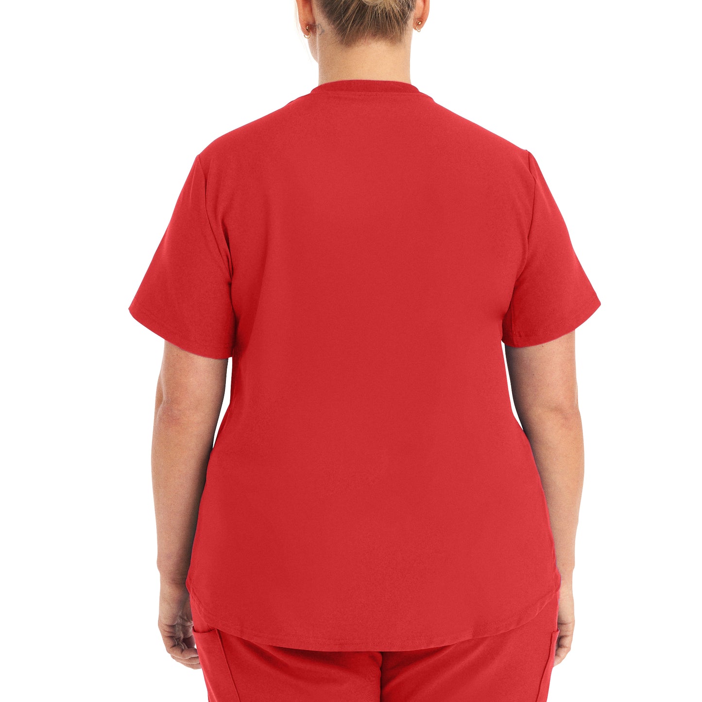 LT101 - Landau Forward (Additional Color ) Women's Curved Hem Tuck-In V-Neck Top