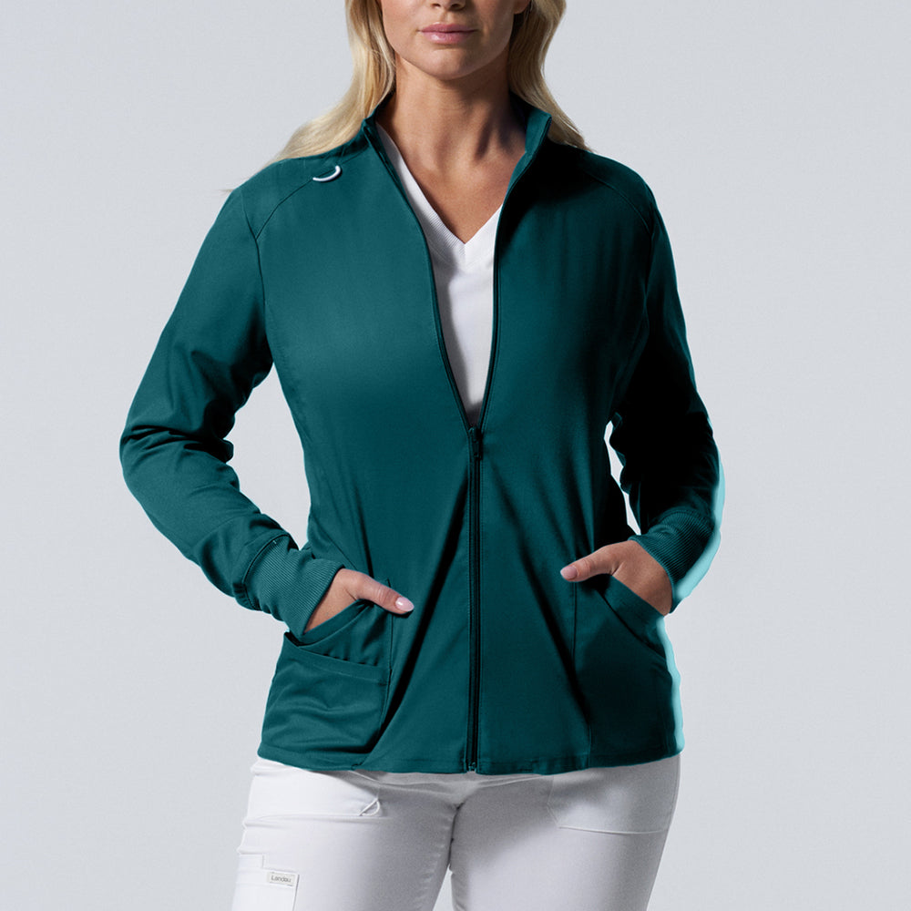 Landau Profex Women's 3-Pocket Scrub Jacket