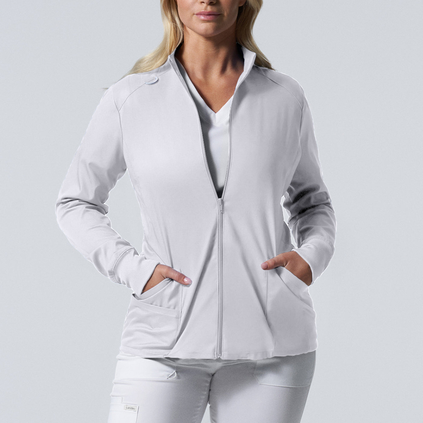 Landau Profex Women's 3-Pocket Scrub Jacket