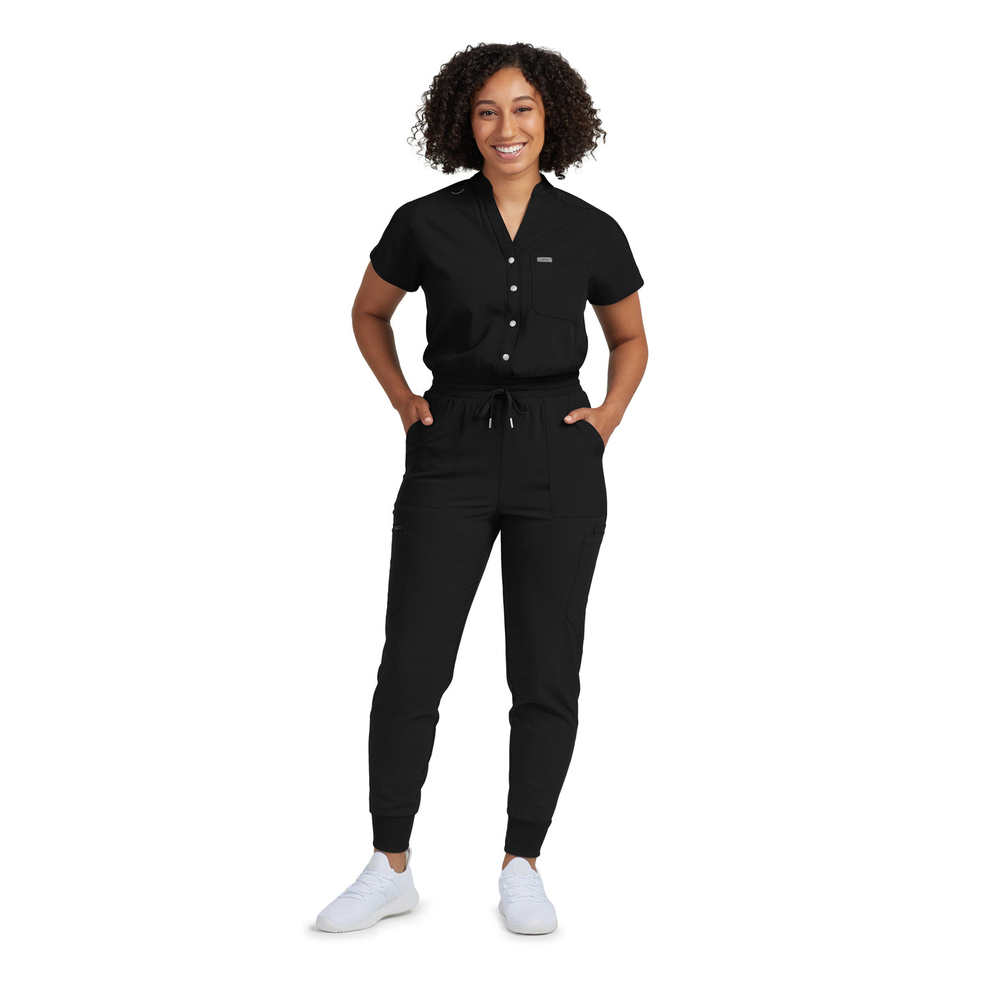 LO603 - Landau Women's 8- Pocket Cargo Scrub Jump Suit