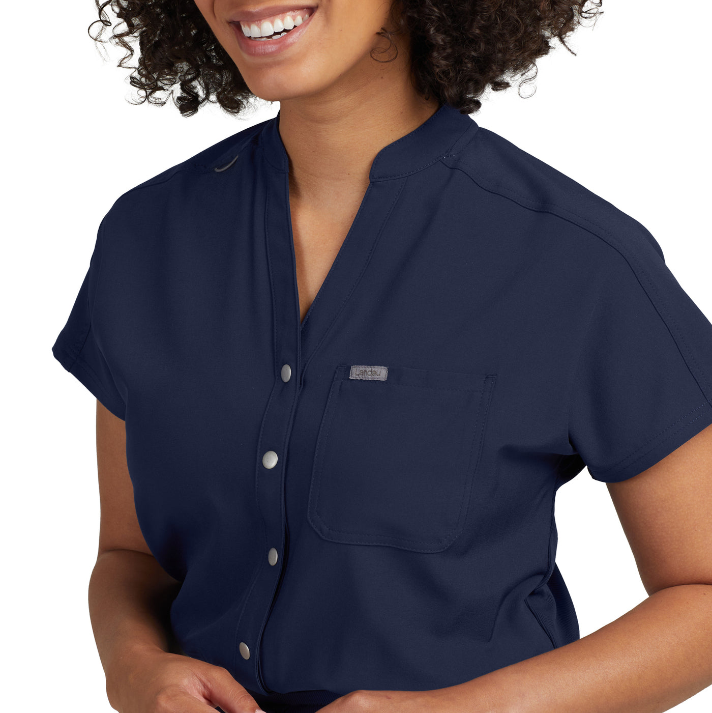 LO603 - Landau Women's 8- Pocket Cargo Scrub Jump Suit