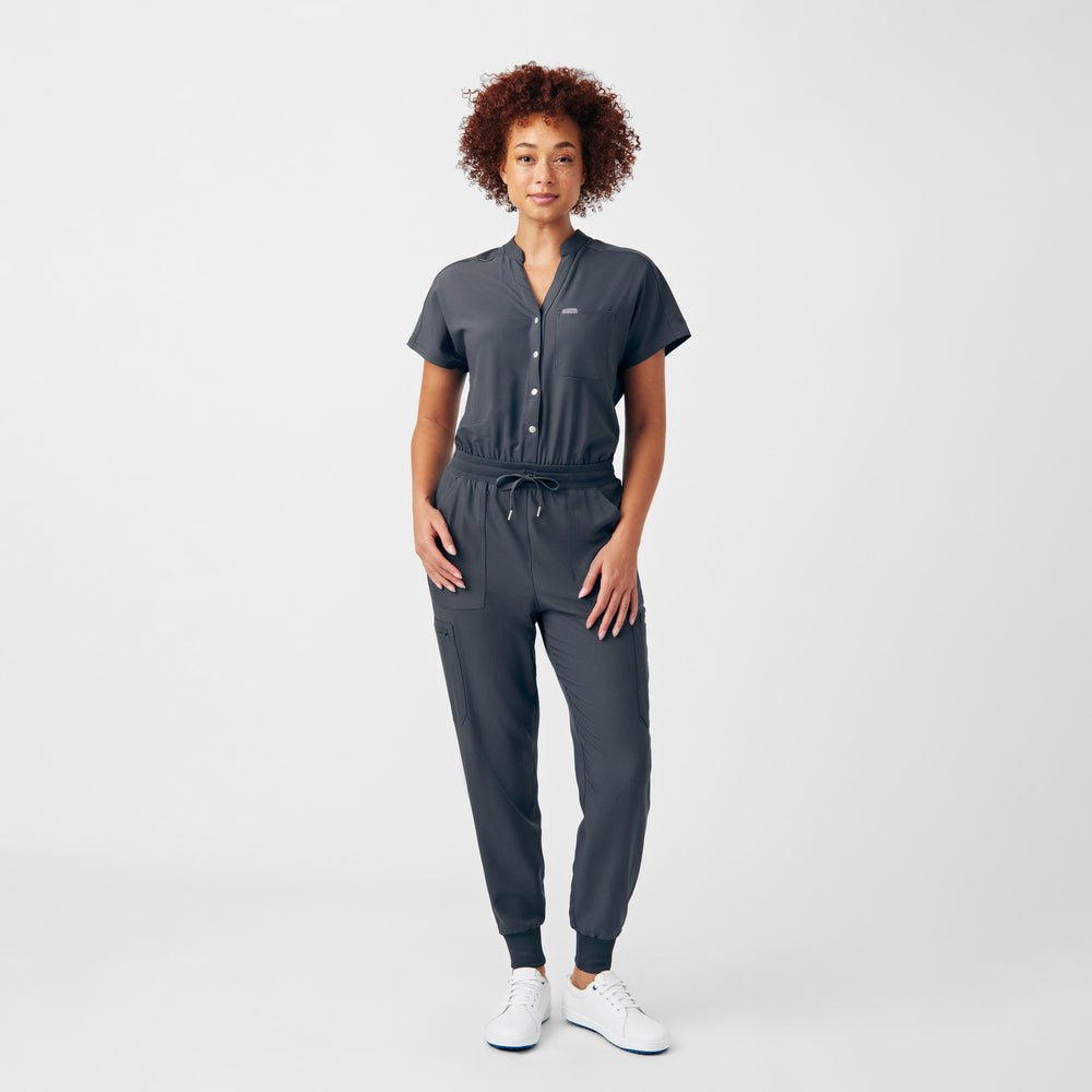 LO603 - Landau Women's 8- Pocket Cargo Scrub Jump Suit