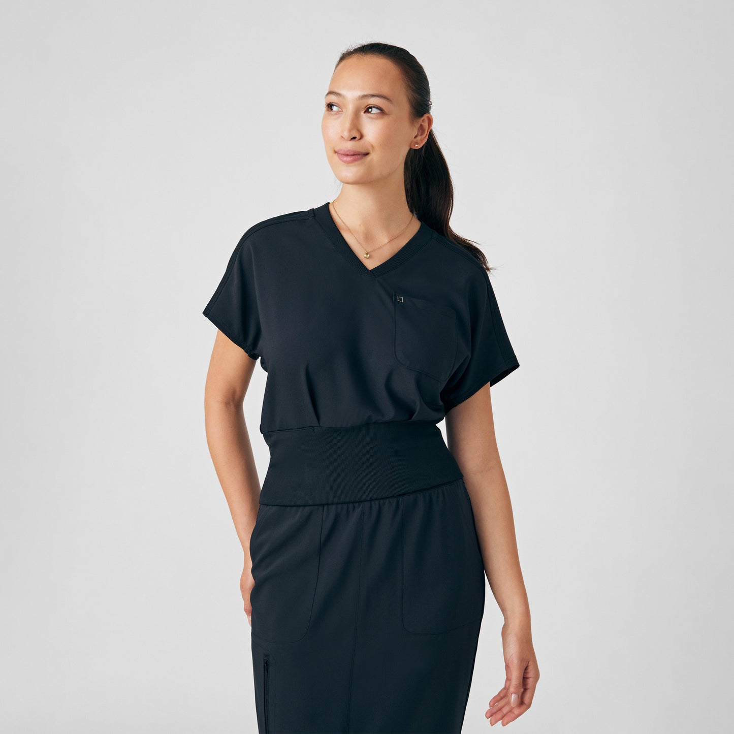 LT123 - Landau Forward 2-Pocket V-Neck Women's Scrub Top