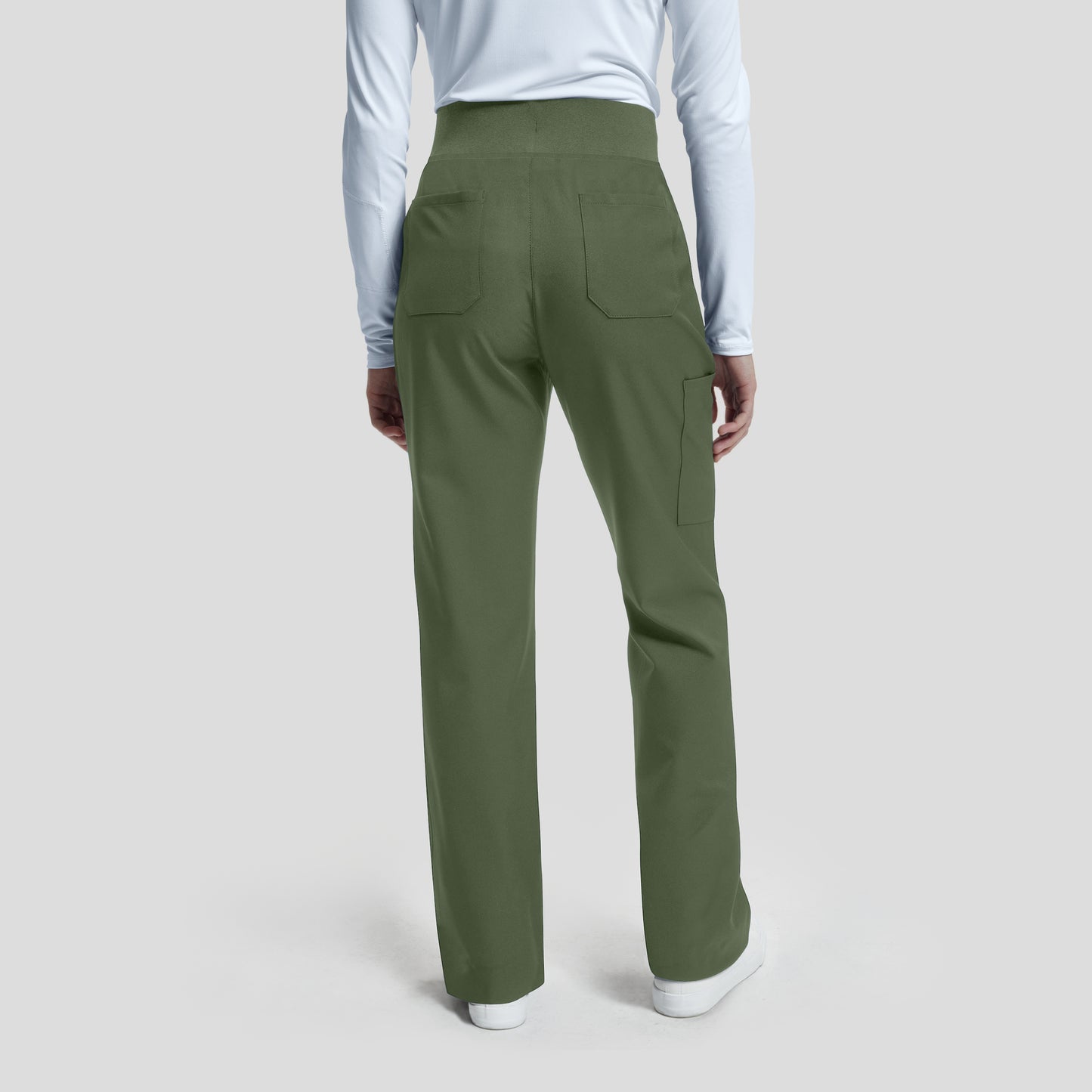 White Cross Vibe Women's Petite Cargo Wide Leg Pants