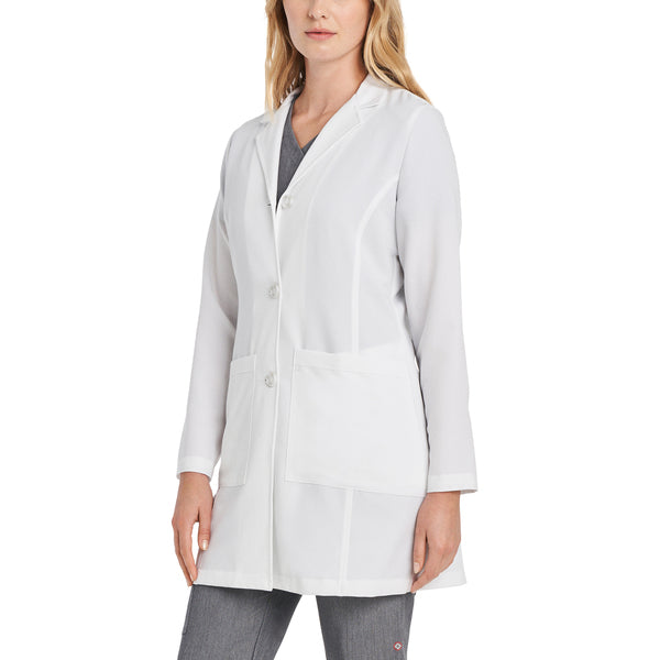 WL800 - 4-Pocket Mid-Length Women's Vtess White Lab Coat