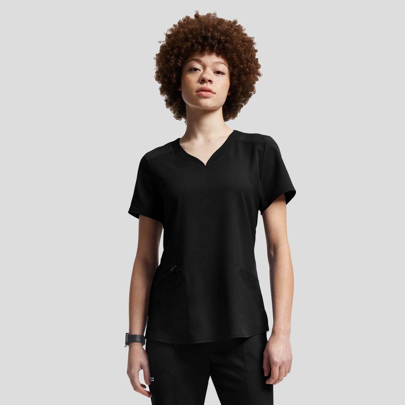 VIBE 2-Pocket V-Neck Scrub Top