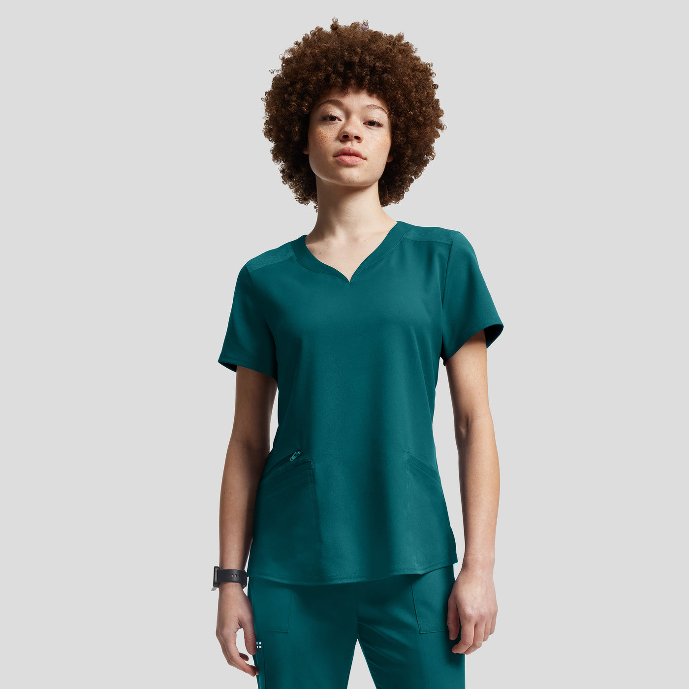 VIBE 2-Pocket V-Neck Scrub Top