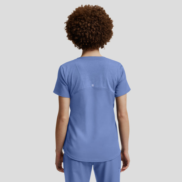 VIBE 2-Pocket V-Neck Scrub Top