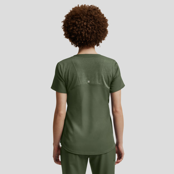 VIBE 2-Pocket V-Neck Scrub Top