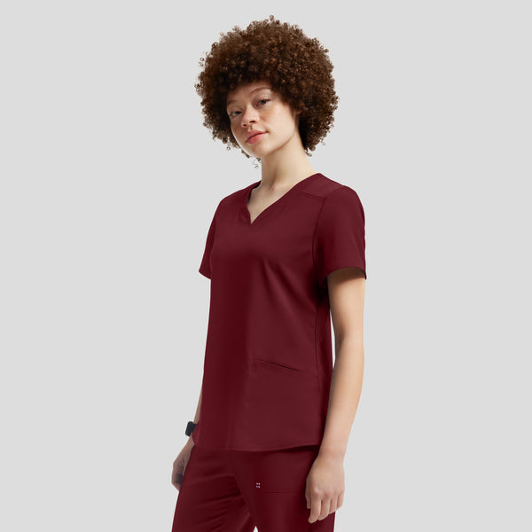 VIBE 2-Pocket V-Neck Scrub Top