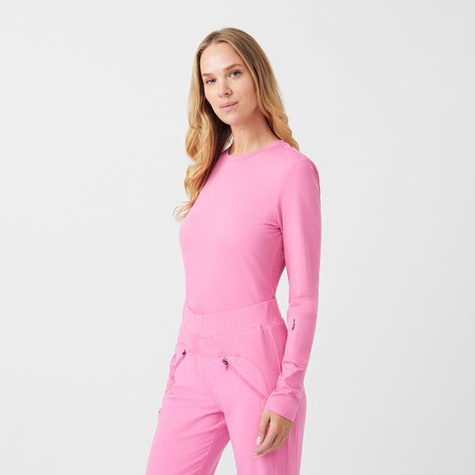 White Cross CRFT Women's 1-Pocket Long Sleeve Tee - Ultra Soft