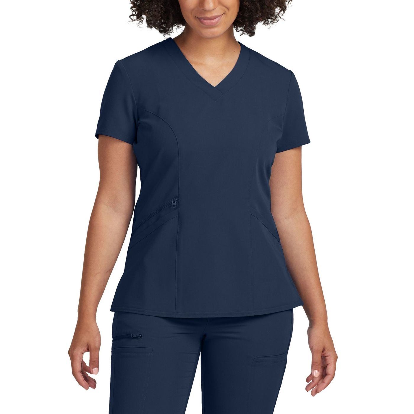 White Cross V-Tess Women's 3-Pocket V-Neck Scrub Top