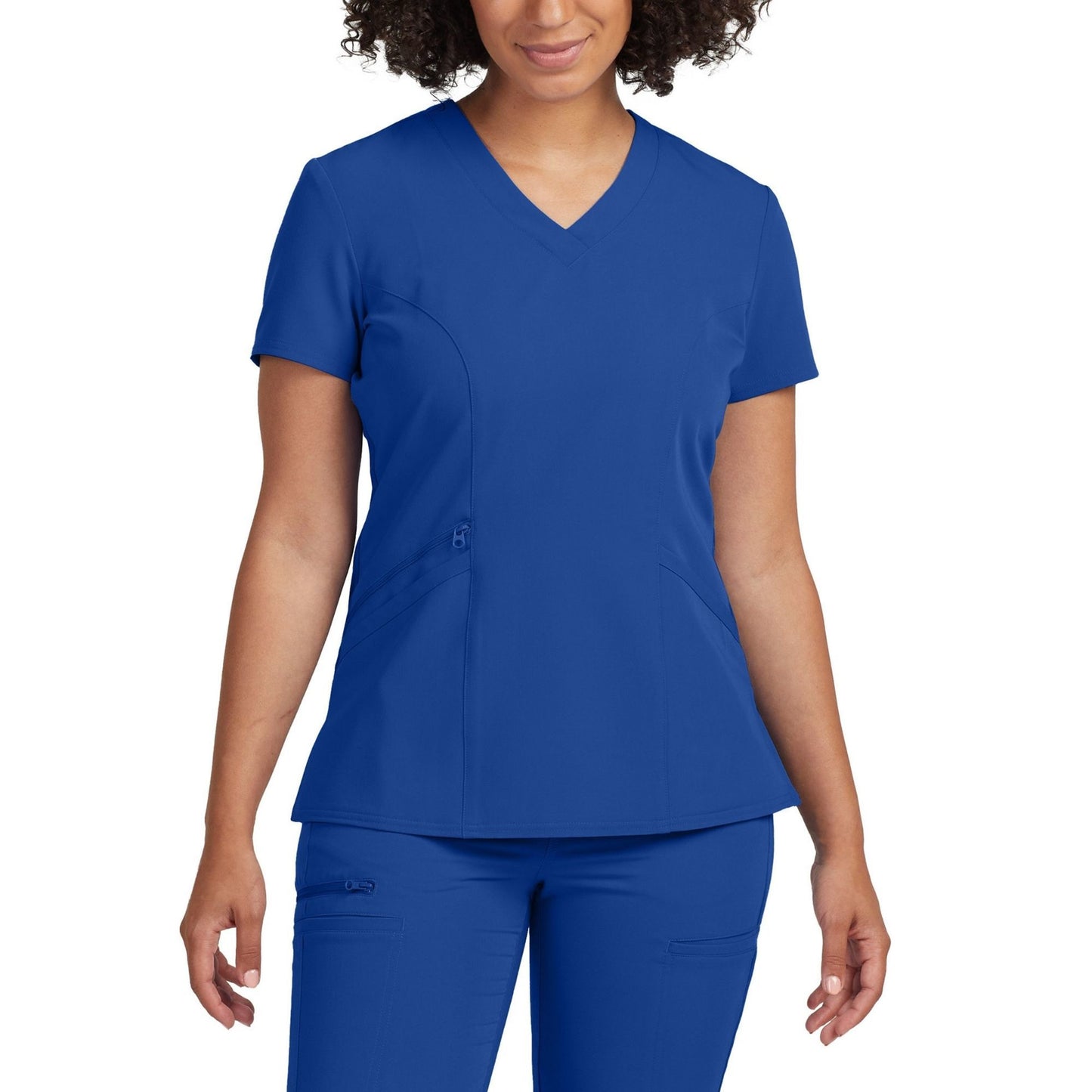 White Cross V-Tess Women's 3-Pocket V-Neck Scrub Top