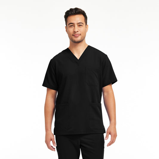 V-Tess Men's 3-Pocket V-Neck Scrub Top