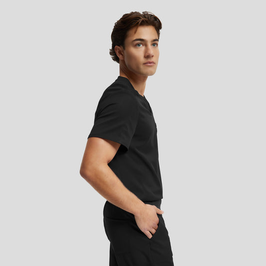 White Cross VIBE Men's 2-Pocket V-Neck Scrub Top