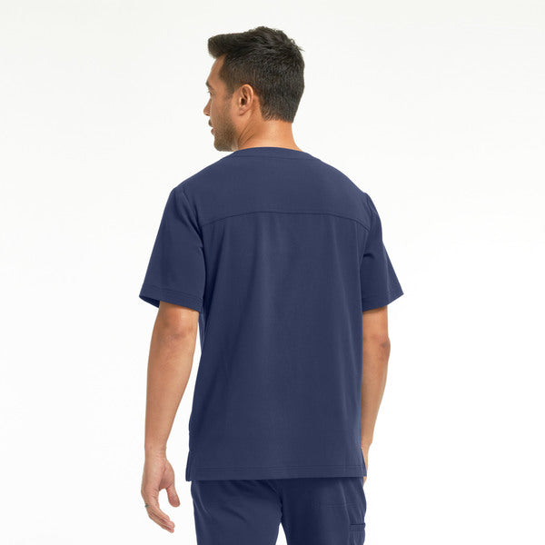 WT151 White Cross CRFT Men's 3-Pocket V-neck Scrub Top