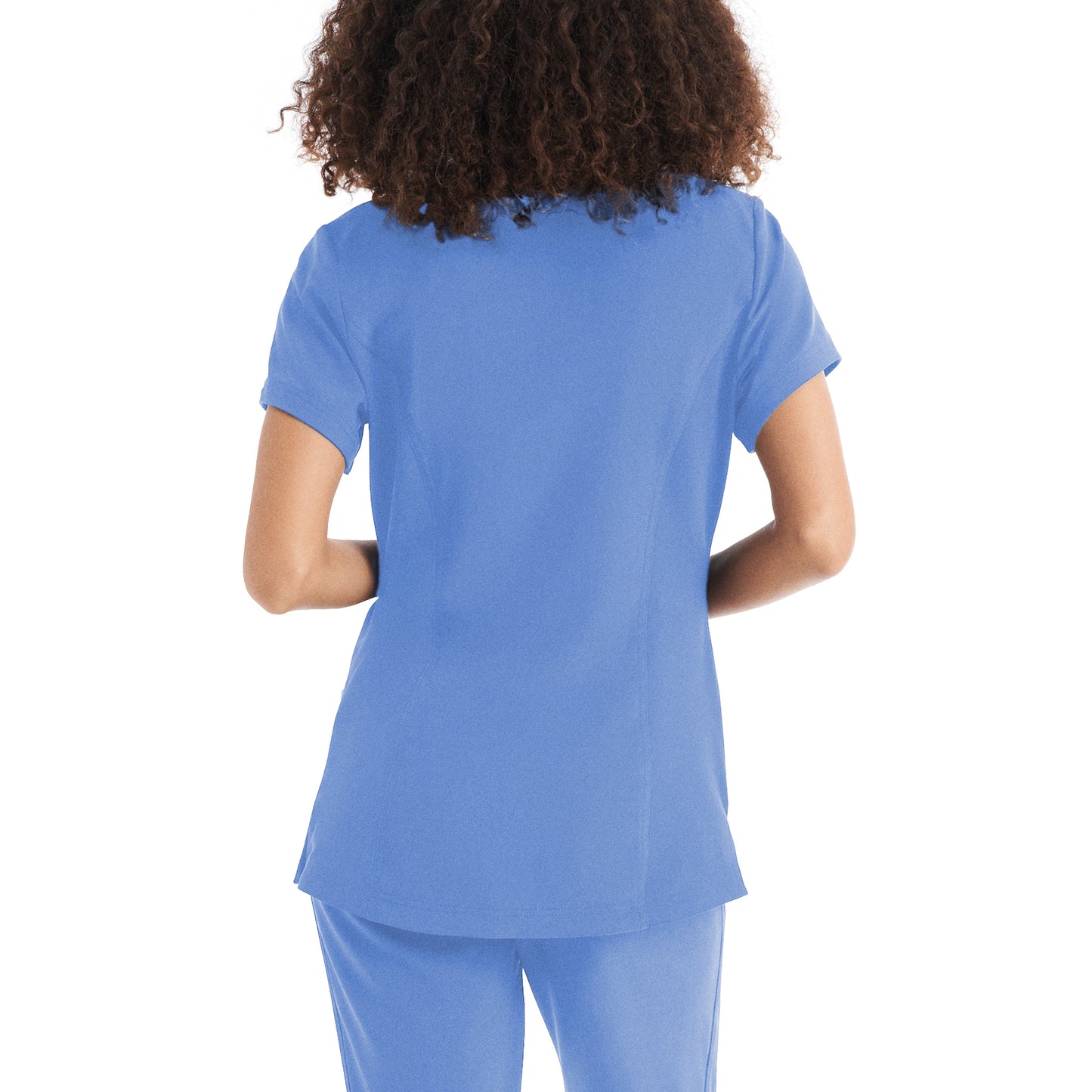 WT127 White Cross CRFT Women's 3-Pocket V-neck Scrub Top