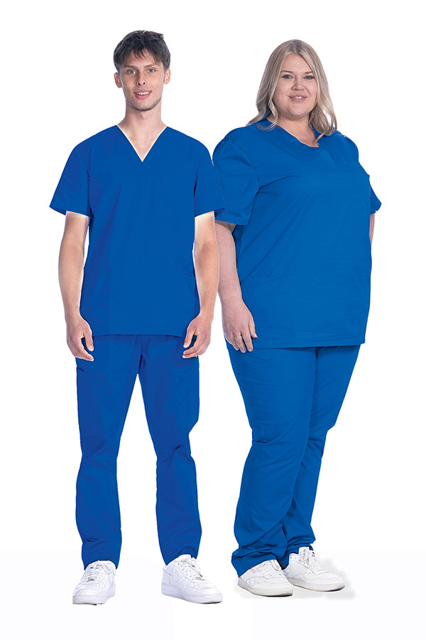 1005 Unisex Greentown Classix 3 Pocket V-Neck Soft Cotton Scrub Top