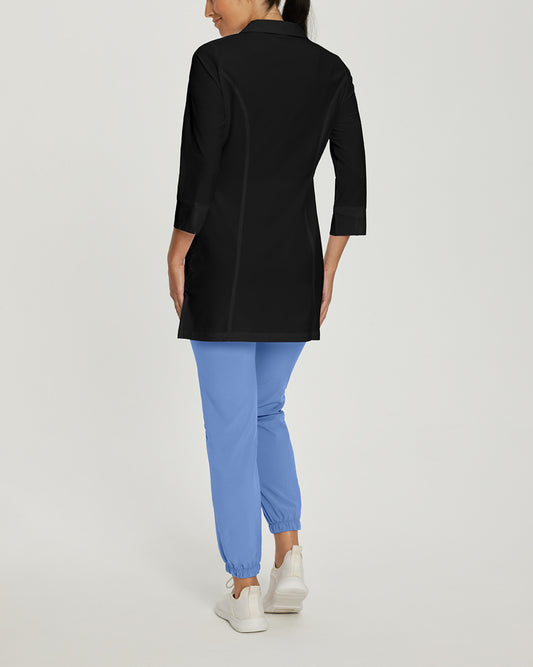 White Cross FIT ZIP Front Women's Labcoat