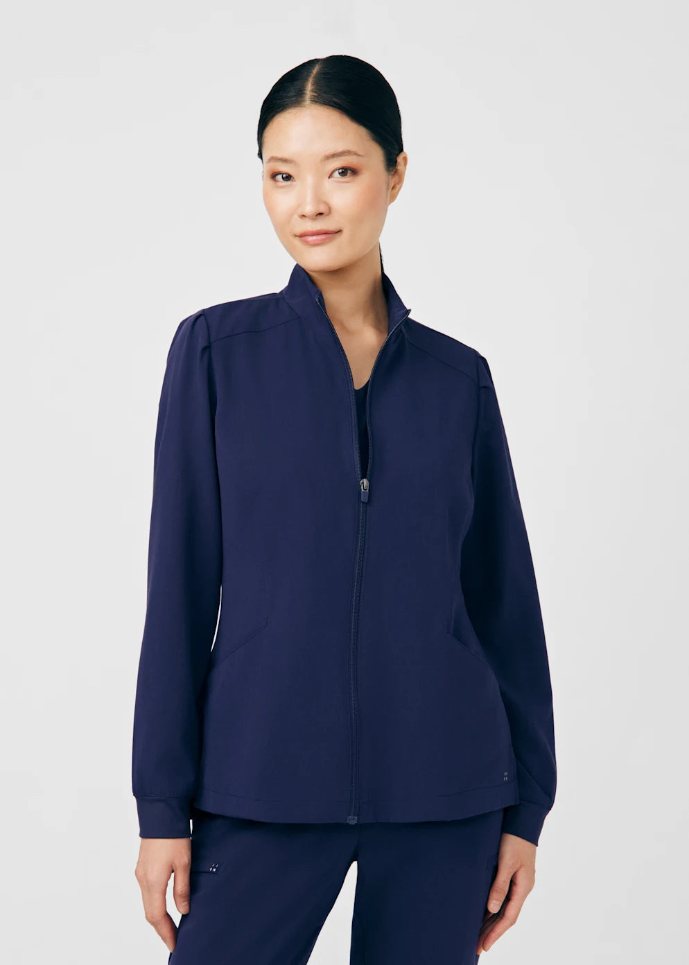 WJ704 - White Cross CRFT Women's Warm-Up Scrub Jacket