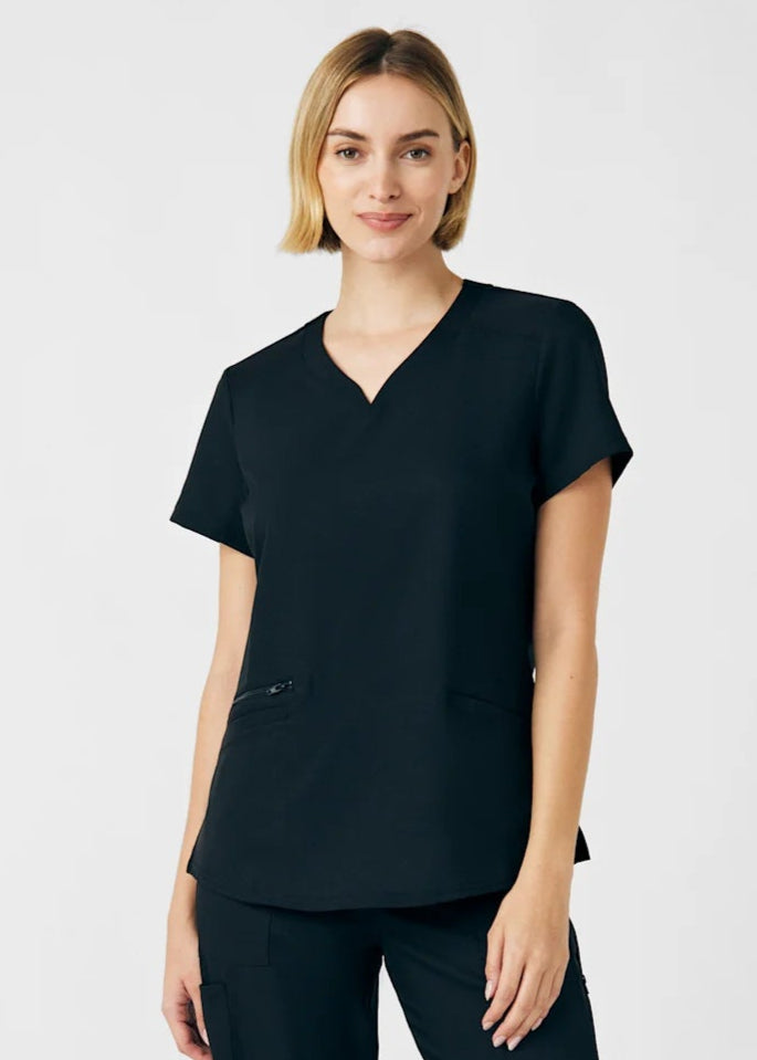 WT121 - VIBE 2-Pocket V-Neck Scrub Top